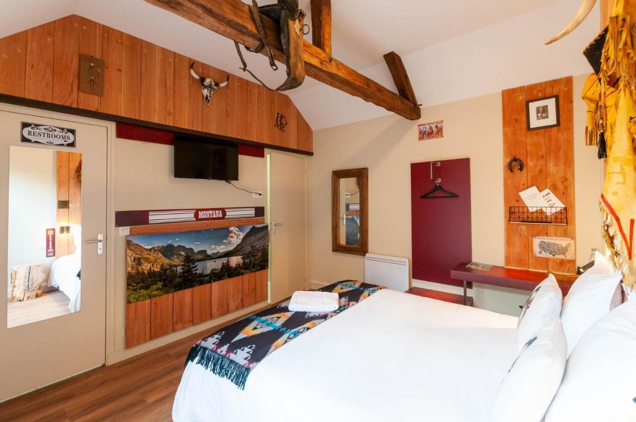 Hotel Le Ranch Brûlon Eksteriør bilde